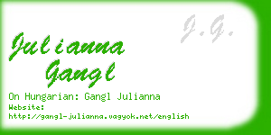 julianna gangl business card